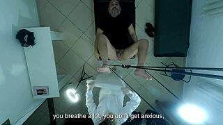 Patient gets horny at urologist and takes anal fingering hard