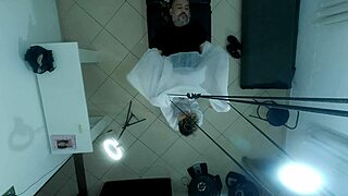 Patient gets horny at urologist and takes anal fingering hard