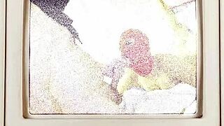 Minnie rose sucks dick and gets pussy blasted with cum fucking ass domination spreading backstage gloves black cock handjob