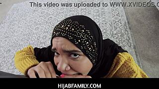 Stepsis in hijab pays with tight pussy