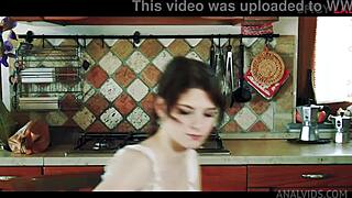 Farm gangbang with Sara Bell getting intense assfucking outdoors