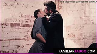 Chief Fills Lonely Secretary's Needs On Sofa