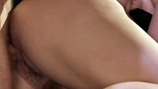 ginger babe ties guy down for wild pussy pounding