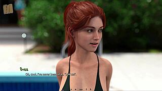 Fat cute curvy girl in summer outfit