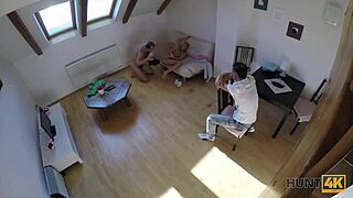 hey stud, you really gonna watch hunter fuck your shaved girlfriend for cash?