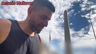 Argentinian Fitness Babe Michelle Gets Picked Up for Monster Cock Quickie in Asshole