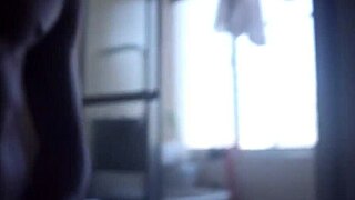 Amateur cums hard on monster cock during solo orgasm