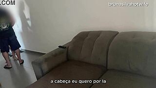 Bruna Silva Hotwife Gets Anal Fucked While Husband Works In Humiliation