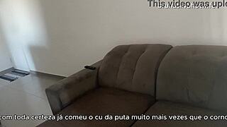 Bruna Silva Hotwife Gets Anal Fucked While Husband Works In Humiliation