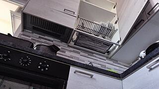 Latina Tease Masturbates While Cleaning Without Panties