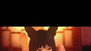 Ahri from League of Legends in Seductive Hentai Anime Adventures