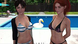 Fat cute curvy girl in summer outfit