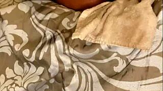 Ebony Nympho Plays with Pink Pussy