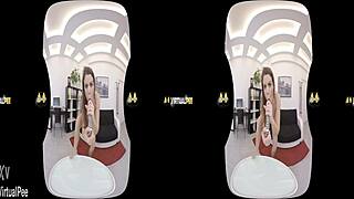 Brunette Splashes With Piss Boldly