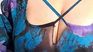 Milf Teases with Big Pussy Lips in Tight Shorts