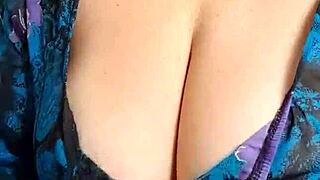 Milf Teases with Big Pussy Lips in Tight Shorts