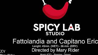 Piss on Fattolandia, hard ass and pussy pounding with ATM action