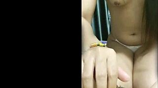 Hey, Thai teen keeps stroking boyfriend after cumshot in hot POV action