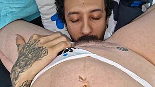 Young Bitch Cums Hard On Black Cock!