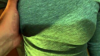 Excited doggy style with stepdaughter as boyfriend waits for cinema