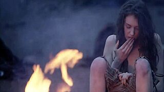 i'm fantasizin about baremaidens at the campfire, masturabatin solo with my big ass n small tits