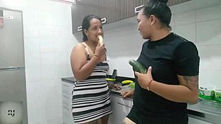 Hey, doesn't that cucumber look tasty, wanna try?