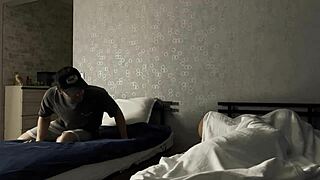 Brothers Prank Stepsister, Jerk Off to Her Pussy, Frame Her Ass