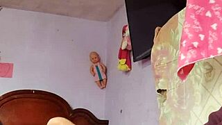 rich cumshot alone in my step mother-in-law's room