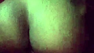 Horny teen 18+ destroys her tight wet pussy in the dark with juicy solo action