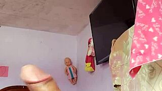 rich cumshot alone in my step mother-in-law's room