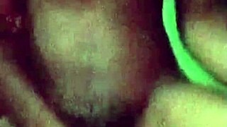 Horny teen 18+ destroys her tight wet pussy in the dark with juicy solo action