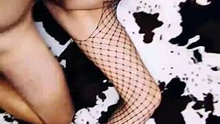 I love watching my wife roleplay as a prostitute in lingerie