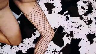 I love watching my wife roleplay as a prostitute in lingerie