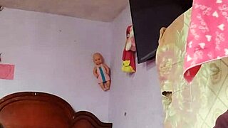 rich cumshot alone in my step mother-in-law's room