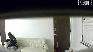 Spy Cam Series Ep2 Captures Ebony Blowjob And Cum In Mouth.