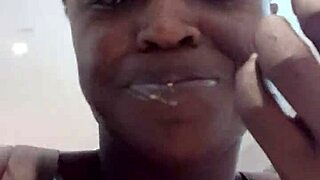 That Nigerian bitch visits West Hills Mall and masturbates in the washroom