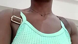 That Nigerian bitch visits West Hills Mall and masturbates in the washroom