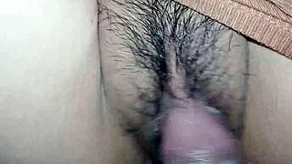 ugh, it’s so easy takin’ off my perverted stepdaughter’s panties, ya know, just slippin’ em down.