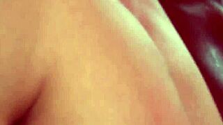 Wow, that ebony chick is loving the sensual fuck in the bathroom!