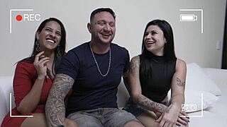 entrevista com a família macettare acabou com a kel fazendo uma dupla penetração completo no red