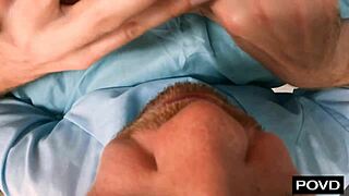 Anya rides Kyle's monster cock in hospital to ease tension