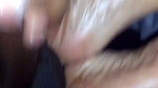 BBW delivers intense reverse footjob cumshot