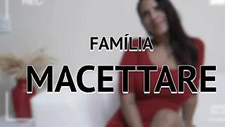 entrevista com a família macettare acabou com a kel fazendo uma dupla penetração completo no red