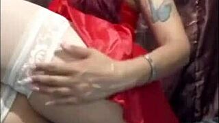 hey, mama noel slut bangs every hole with dildo till squirt