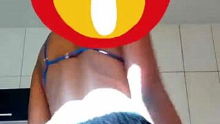 my young wife shaking her ass to funk music, teasing the husband