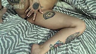 Caught My Stepdaughter Masturbating and Things Got Wild With Roleplay and Cumshots