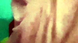 Myanmar girl rides hard on bed