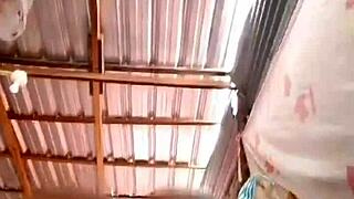 latina masturbates her pussy solo in homemade scene