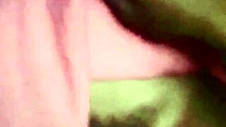 Myanmar girl rides hard on bed