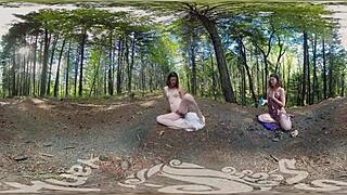 Hey, watch Sexual Yanks VR Turquoise masturbate outdoors using toys until she cums hard 😏